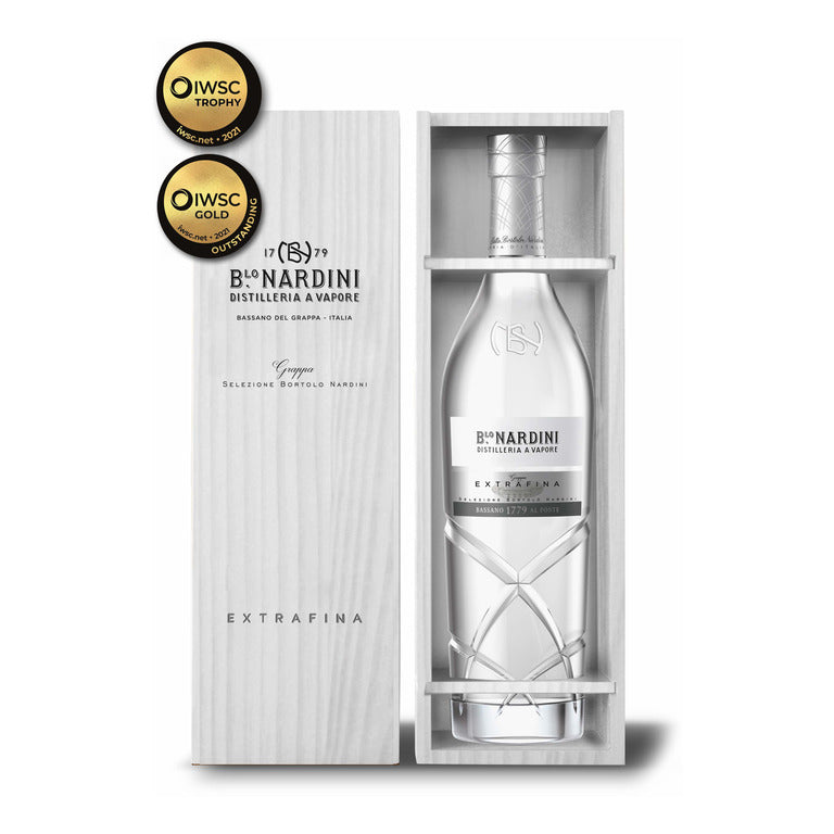 GRAPPA EXTRAFINA NARDINI BIANCA 70CL (1 pz) ASTUCCIO IN LEGNO